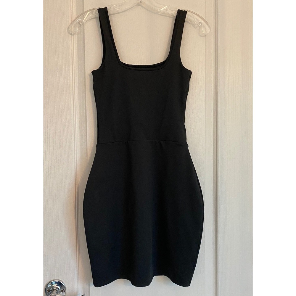 Express Body‎ Contour Black Corset Bodice Square Neck Mini Dress XS - Picture 7 of 9